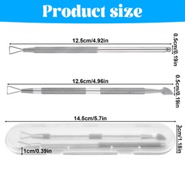 2pcs Lottery Ticket Scratcher Tool Scratcher Tool Scratch Off Stickers Tool Lottery Scratcher Tool Multi-Use Scraping Tool for Adults Lottery Ticket Back Scratcher Metal Scraper Tool