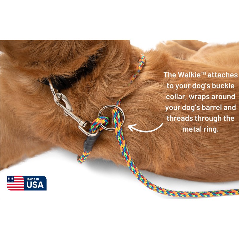The Walkie No Pull Dog Leash - Gentle, Effective, Encourages