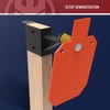 KNINE OUTDOORS 2x4 T Post Target Hanger, Shooting Target Stand