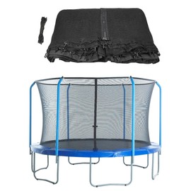 Upper Bounce Trampoline Replacement Safety Nets, Fits Most Trampolines with Round Frames and Top Ring Enclosure System - NET ONLY, Black