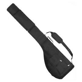 MAYOKIAAR Golf Bag – Foldable Pencil Golf Travel Bag, Lightweight Waterproof Carry Case for 8–10 Clubs, Easy to Carry and Store, Ideal for Men & Women, Black