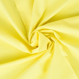 Fashion Track Yellow Fabric Cotton by The Metre UK - 58 Inches / 147.5 cm Wide - 100% Cotton Fabric Plain - 60 Square - Available in 20 Colours and 5 Sizes (3 Metre, Yellow)