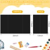Small Trifold Poster Board 26" x 17",Black Science Fair Display