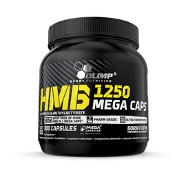 Olimp HMB Mega Anticatabolic Supplement, 1250 Mg, 300 Capsules