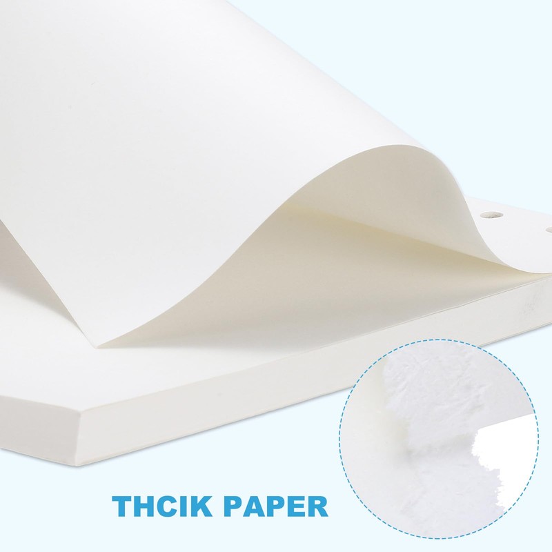 PATIKIL B5 Blank Refill Paper, Loose Leaf Paper 9 Hole