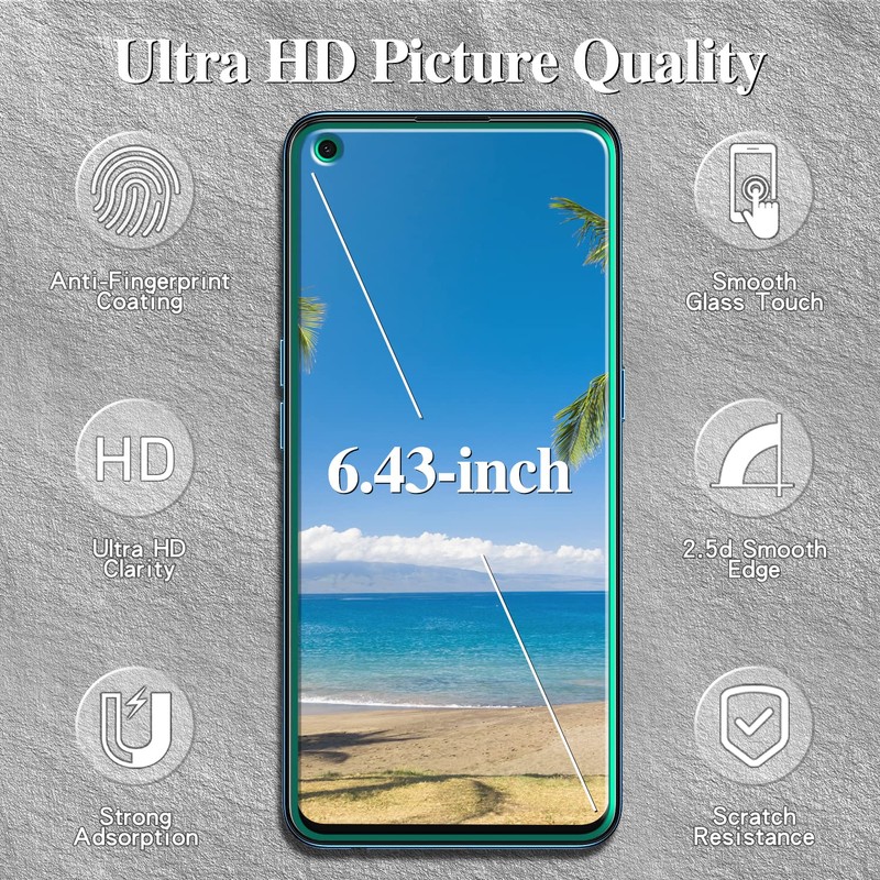 Kesuwe [Pack of 3] Screen Protector for OPPO Find X3