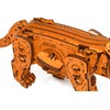EWA Eco-Wood-Art Ginger Kitten Mechanical Wooden Kit with Spring Motor