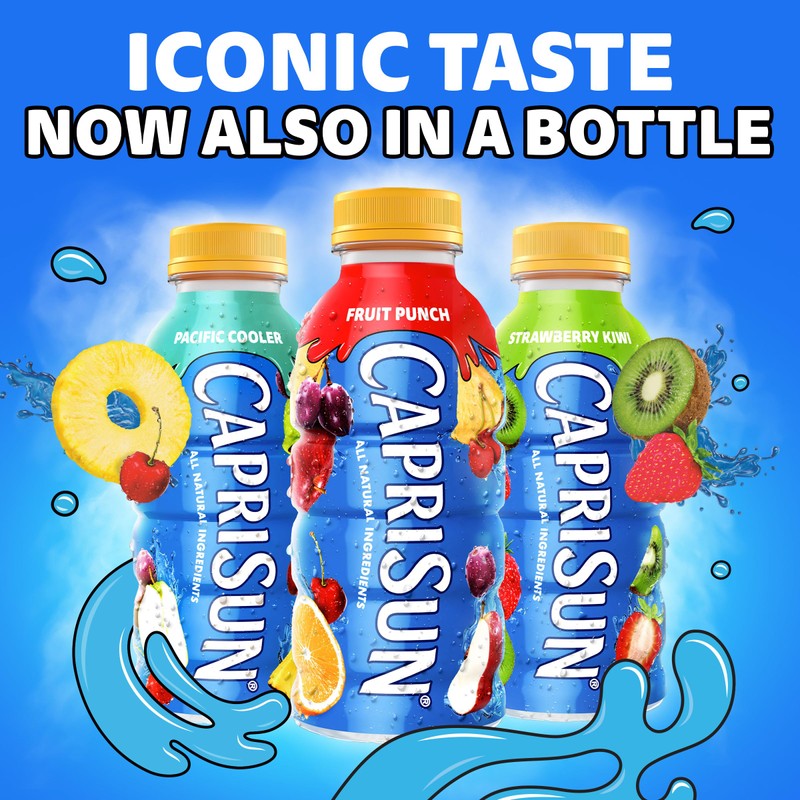 Capri Sun Fruit Punch Flavored Juice Drink Blend with other