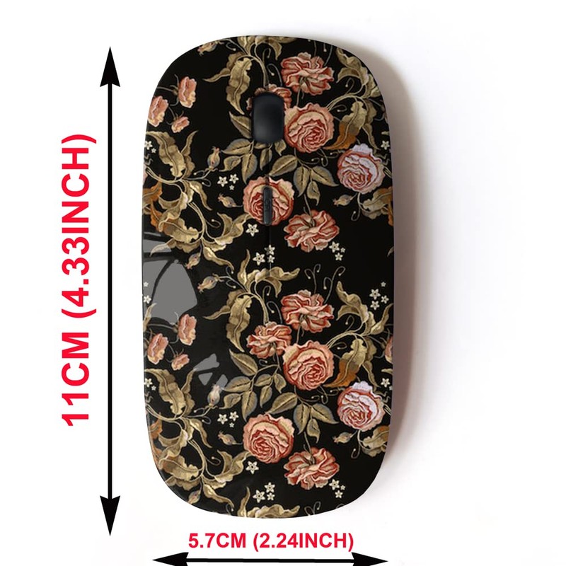 2.4G Wireless Mouse with Cute Pattern Design for All Laptops