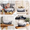 HiChen Small Dog Toy Basket, Cute Woven Baskets for Shelves,