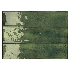 Tenedos Scandiano Handmade Glossy 2.5x10 Subway Porcelain Wall Tile backsplash for Kitchen, Bathroom Shower, Accent Decor, Fireplace (Dark Green, Box of 50 Pieces) (8 Square feet)