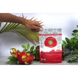 Ancient Roots Dragon Fruit Powder - Natural Food Coloring, Flavoring Powder, Baking Powder, Pitaya Powder for Smoothie, Filled with Antioxidants, 25 Servings (3.5 ounces)