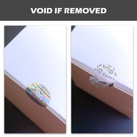 180pcs Tamper Proof Hologram Stickers Security Genuine Original Guaranteed Labels Warranty Void Seal Tamper evident Stickers with Unique Serial Number (0.6inch,Circular)
