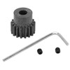 17T Pinion Motor Gear, RC Car Metal Pinion Motor Gear