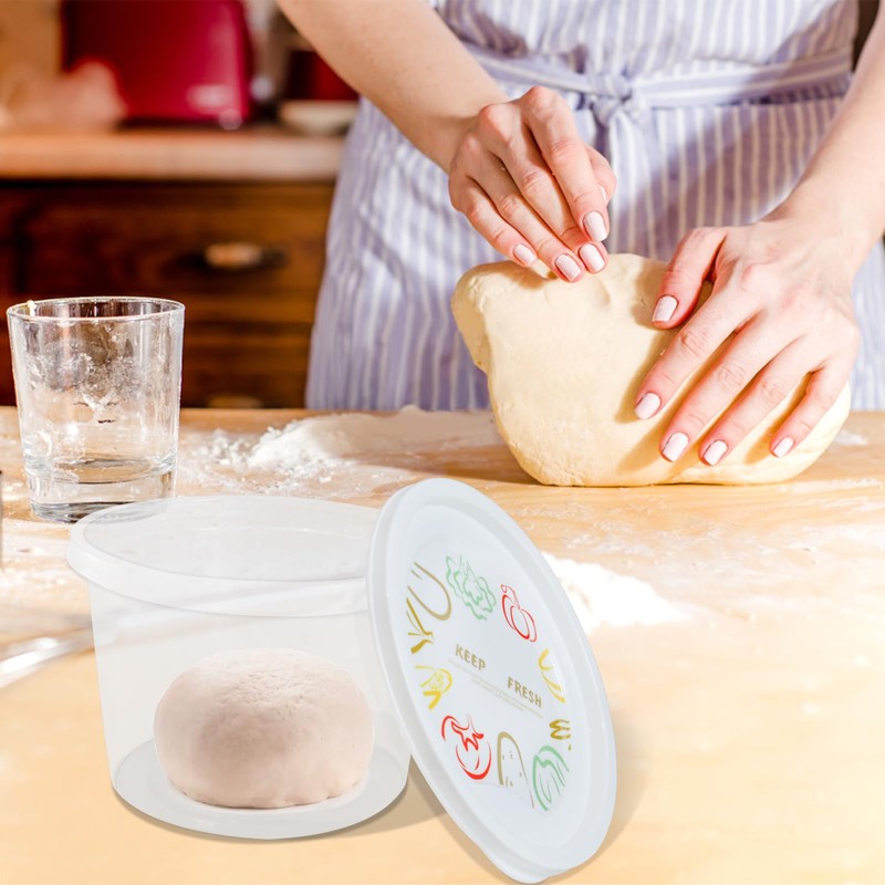 Stackable Pizza Dough Proofing Boxes Dough Proofing Container with Lid