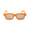 Ultra 5 Orange Childrens Passive 3D Glasses Kids for Use