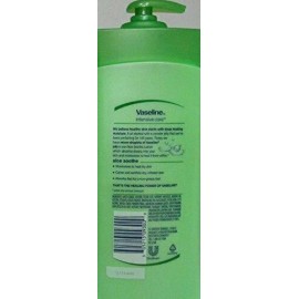 Vaseline Body Lotion Intensive Care Heals & Soothe Dry Skin Aloe Scent 20.3oz