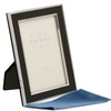 Sixtrees Abbey Black 2-101-46 Polished Silver photo frame with lacquered