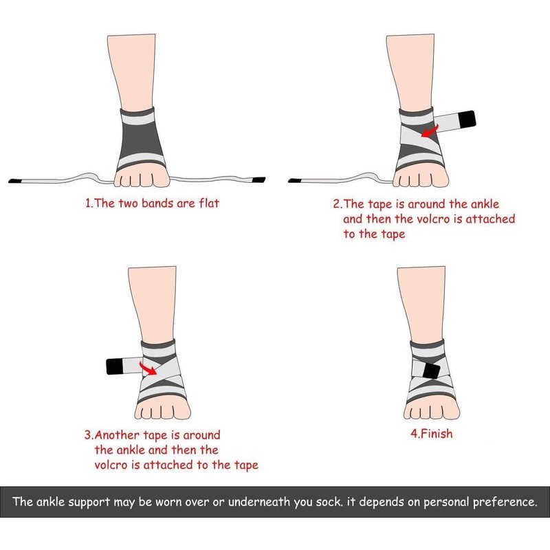 Ankle Brace, 2 Pack Breathable & Strong Ankle Brace for