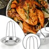 COM-FOUR 2 x Chicken Grills - BBQ Chicken Roaster for