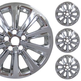PACRIM 18" Chrome Wheel Skin Set Made for Toyota Grand Highlander XLE (2024-2026) | Durable ABS Plastic Cover | Fits Directly Over OEM Wheel