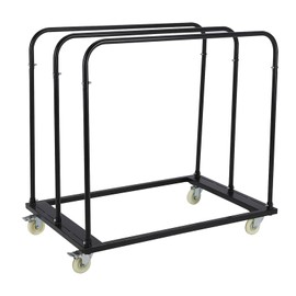 Steel Panel Truck, 1500 LBS Panel Dolly Cart with 5" Swivel Casters and 36.02" x 24.02" Deck, Heavy-Duty Drywall Sheet Cart, Handling Wall Panel, Sheetrock, Lumber for Garage, Home, Warehouse