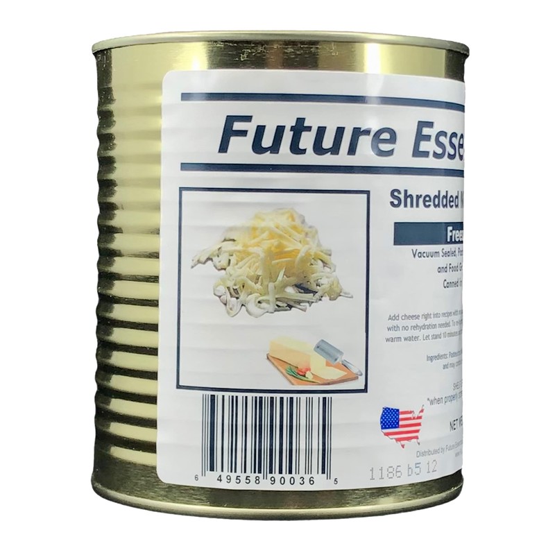 Future Essentials Shredded Monterey Jack Cheese | Freeze Dried |