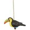 Clementine Designs Tropical Toucan Bird Decorative Ceiling Fan Pull, Whimsical