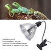 Reptile Heat Lamp Fixture Adjustable Rotate Clamp for Pet Heating