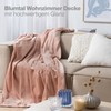 Blumtal Fleece Blanket 130 x 150 cm, Oeko-Tex Certified Cuddly
