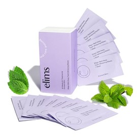 ELIMS- Tiras blanqueadoras para dientes sensibles - 21 tratamientos - Aptas para uso alimentario y elaboradas por dentistas - Blanquean hasta 7 tonos - Aplicación disuelta y sin complicaciones - Resul