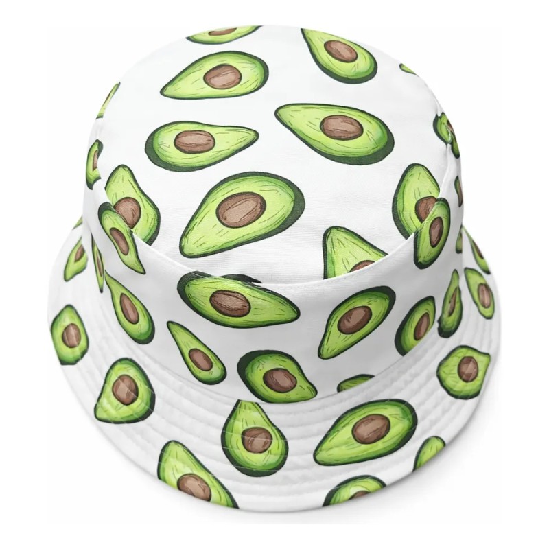 Sombrero Bucket Mujer Estampado Moda Verano Playa