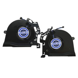 Landalanya Replacement New Laptop CPU and GPU Cooling Fan for HP Studio ZBook 15 G5 ZBook 15 G6 Series L30894-001 L30895-001 L28713-001 L28712-001 NS85C01-17J04 NS85C01-17J03 DC5V 0.5A Fan