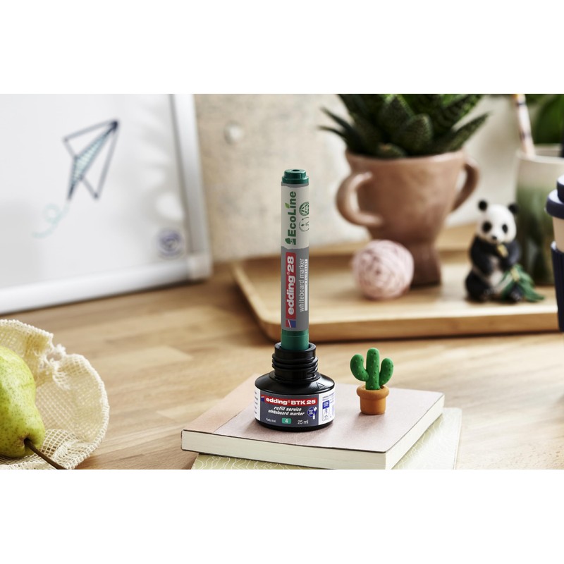 edding 28 Ecoline whiteboard Marker - red - Box of