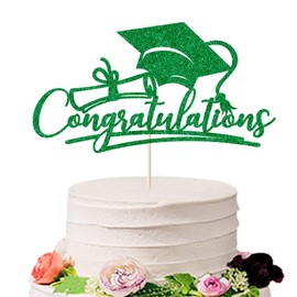 Sodasos Felicitaciones 2024 - Decoración para tartas de graduación (verde)