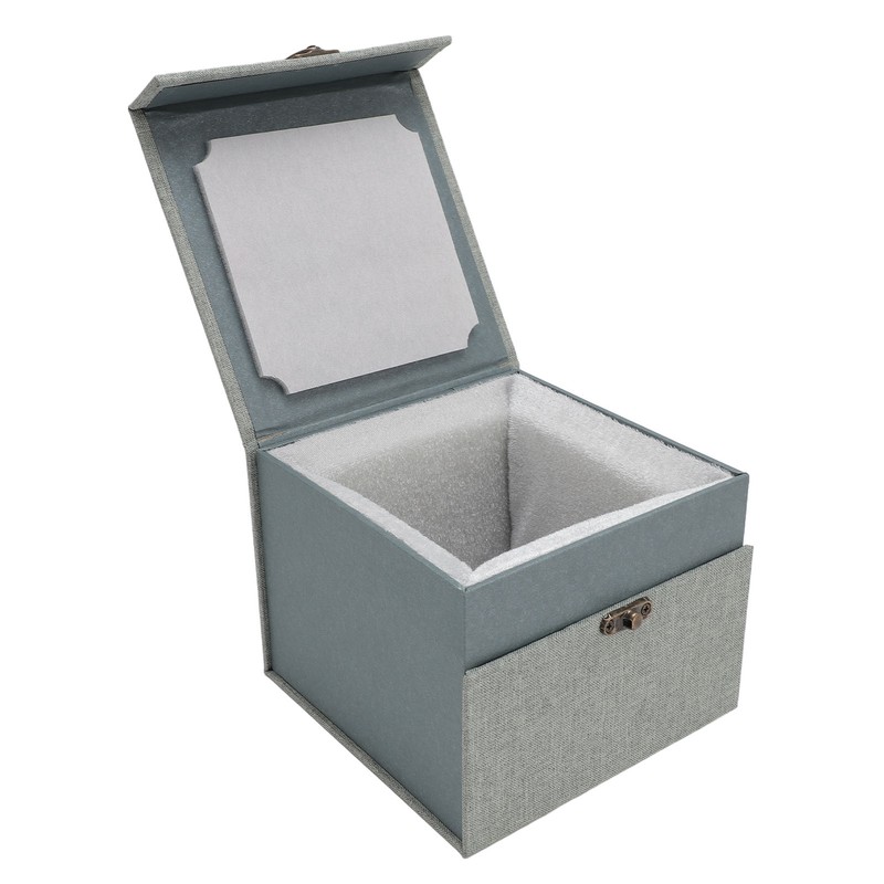 Ball Jointed Doll Head Storage Case Linen Fabric Protective Carrying