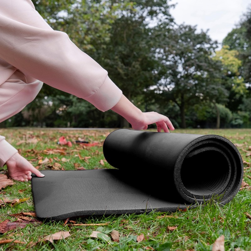 BalanceFrom All-Purpose 1-Inch Extra Thick High Density Anti-Tear Exercise Yoga