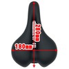 NOGUCHI TTM001 Bicycle Sports Saddle, City Saddle, Breathable, Shock Absorption,