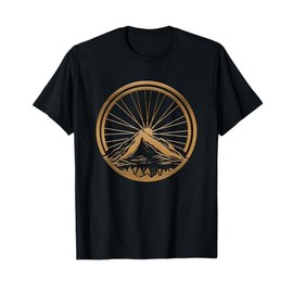 Cycling Lover Bicycle Wheel Design Mountain Bike Tour Cycle T-Shirt