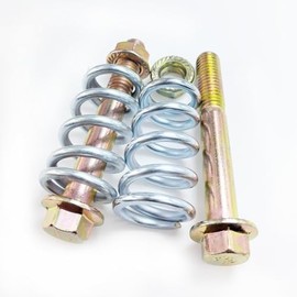 YYTQP 2 PCS Exhaust Bolt and Spring, M10-1.5x67mm Exhaust Spring Screw with Nut, Class 10.9 Replacement Hardware Kit Suitable for Cars Trucks and SUVs, Car Accessories