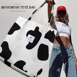 Tote Bags for Women,Corduroy Shoulder Bag Reusable Suitable Office School Shopping Travel Cleaning Girls Aesthetic Cute