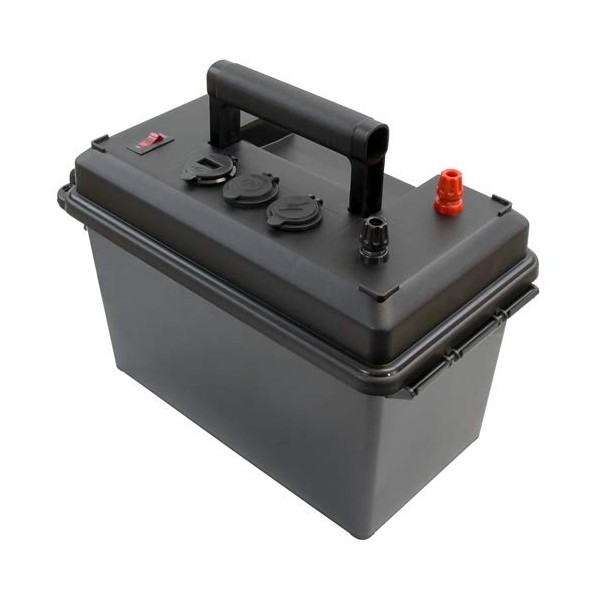 Powerwerx PWRbox Portable Power Box for 12-40Ah Lithium Iron Phosphate (LiFePO4) Bioenno Batteries