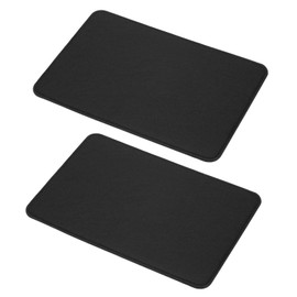 YELARXI Felt Base Shaper, Bag Bottom Shaper Purse Organizer Insert, Handbag Organizers Arc Corner Liner Board Insert, 14 x 9 Inch Fit for Purse Tote Bag Handbag Women (2 Pack, Black)