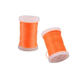 ZSHJGJR Archery Bowstring Serving Thread 2Pcs - 400D 3 Strands .020 inch Thickness Nylon Bow String Serving Thread for Compound Recurve Bow Tying Peep Sight Nock Point
