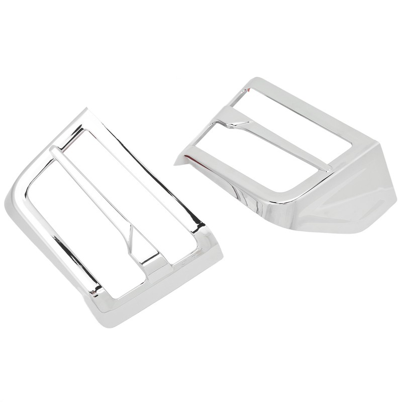 2Pcs Motorcycle Front Speaker Grille Accent Cover Trim Replacement for