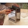 Portable Camping Stove & Grill - Foldable Alcohol/Charcoal/Twig Wood Campfire