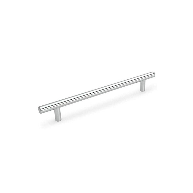 Cosmas 305-224CH Polished Chrome Cabinet Hardware Euro Style Bar Handle
