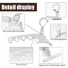 Door Coat Hook Foldable Wall Clothes Rack - 1 Piece