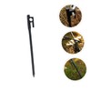 Totority 20CM Heavy Duty Cast Iron Tent Stakes for Camping