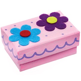 Baker Ross FC741 Flower Stickers, Pack of 175, Large Pack Felt Stickers for Children for Crafts, Design and Decorating